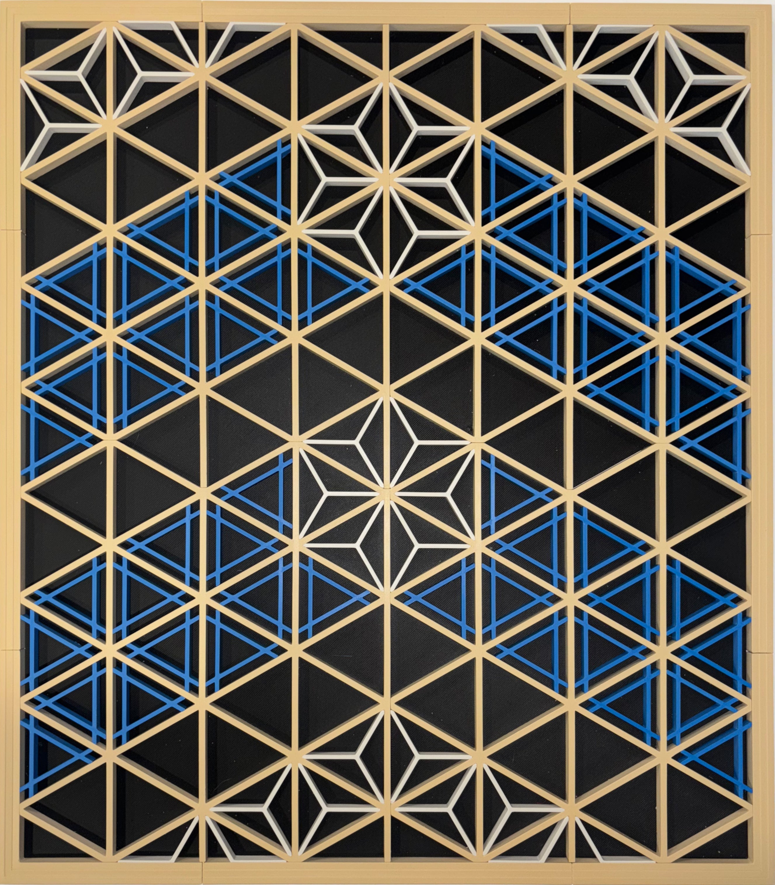 Modern Kumiko Wall Art Panel Kit